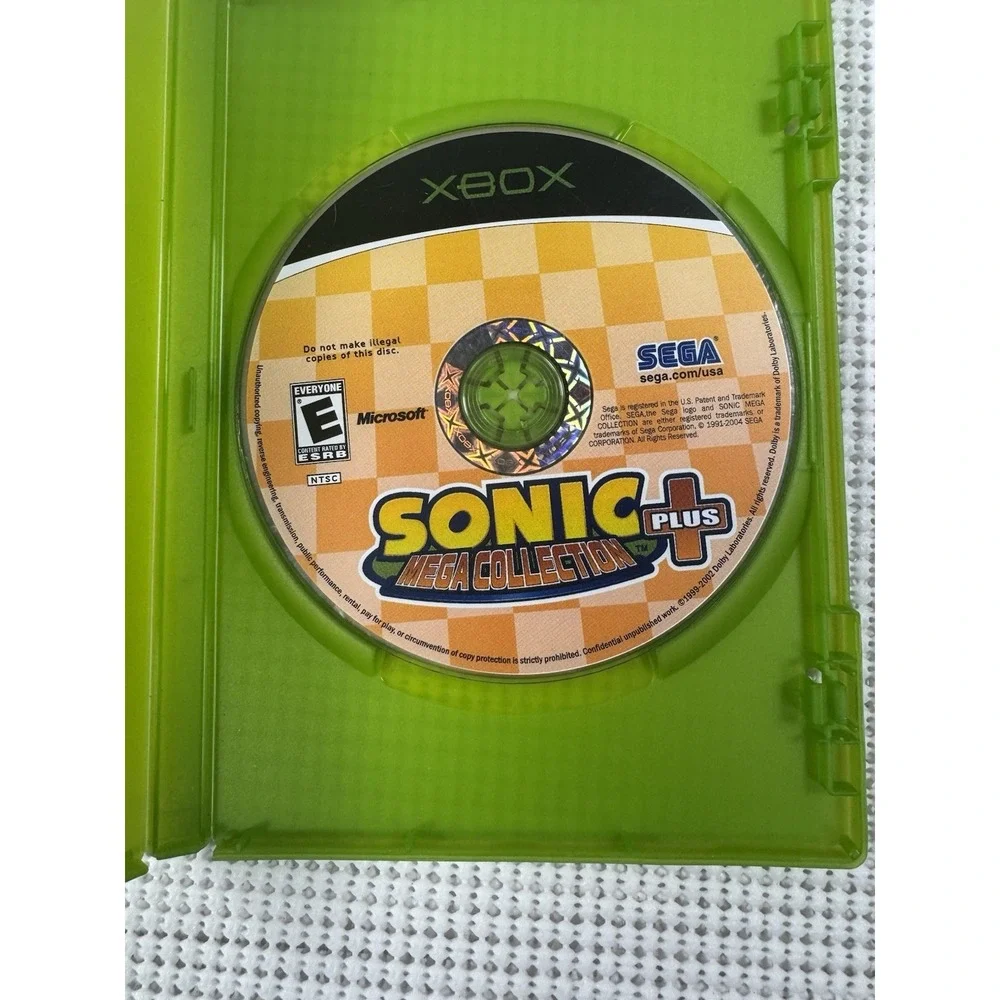 Sonic Mega Collection Plus Original Xbox Game Disc Only w/ Case